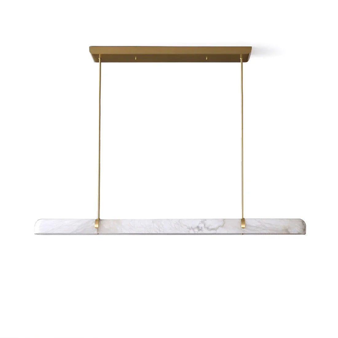 Alabaster Linear Tube Chandelier