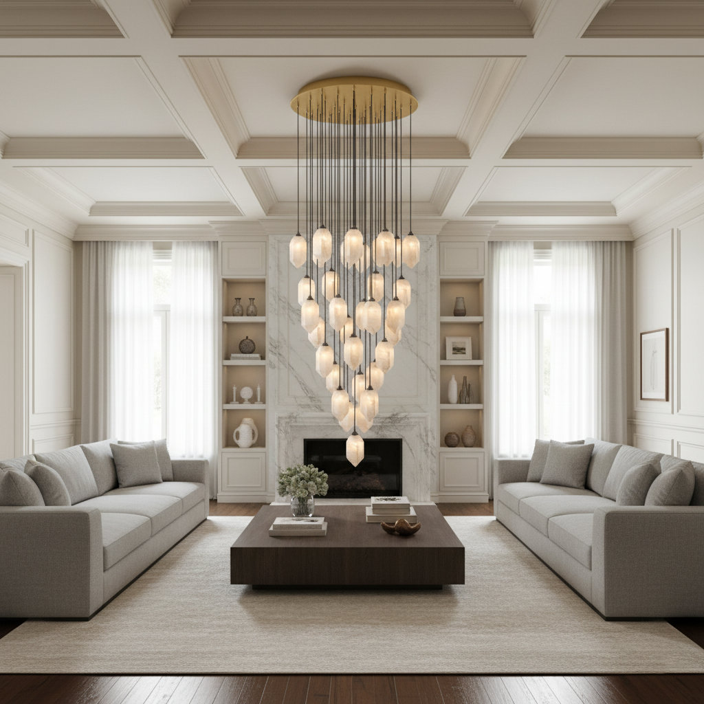 Aubrey Alabaster Pendant Light