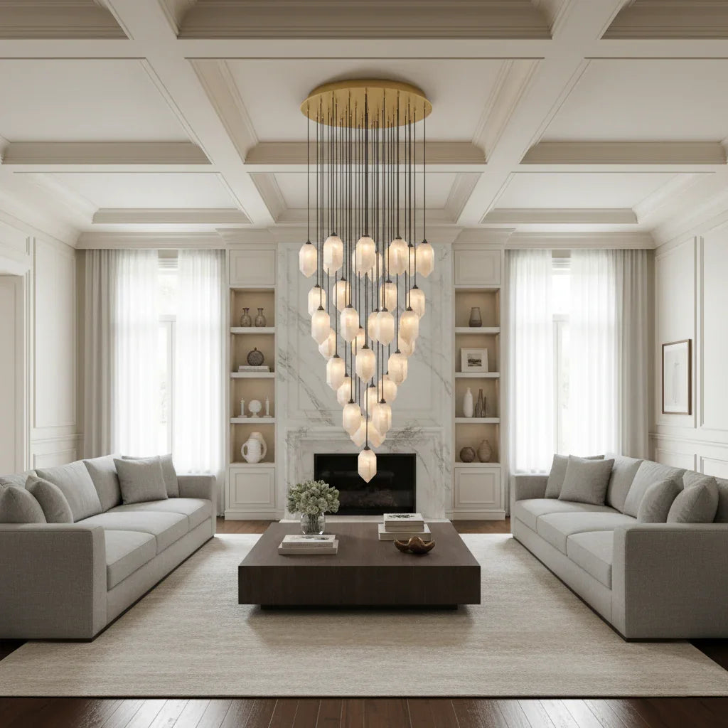 Aubrey Alabaster Pendant Light