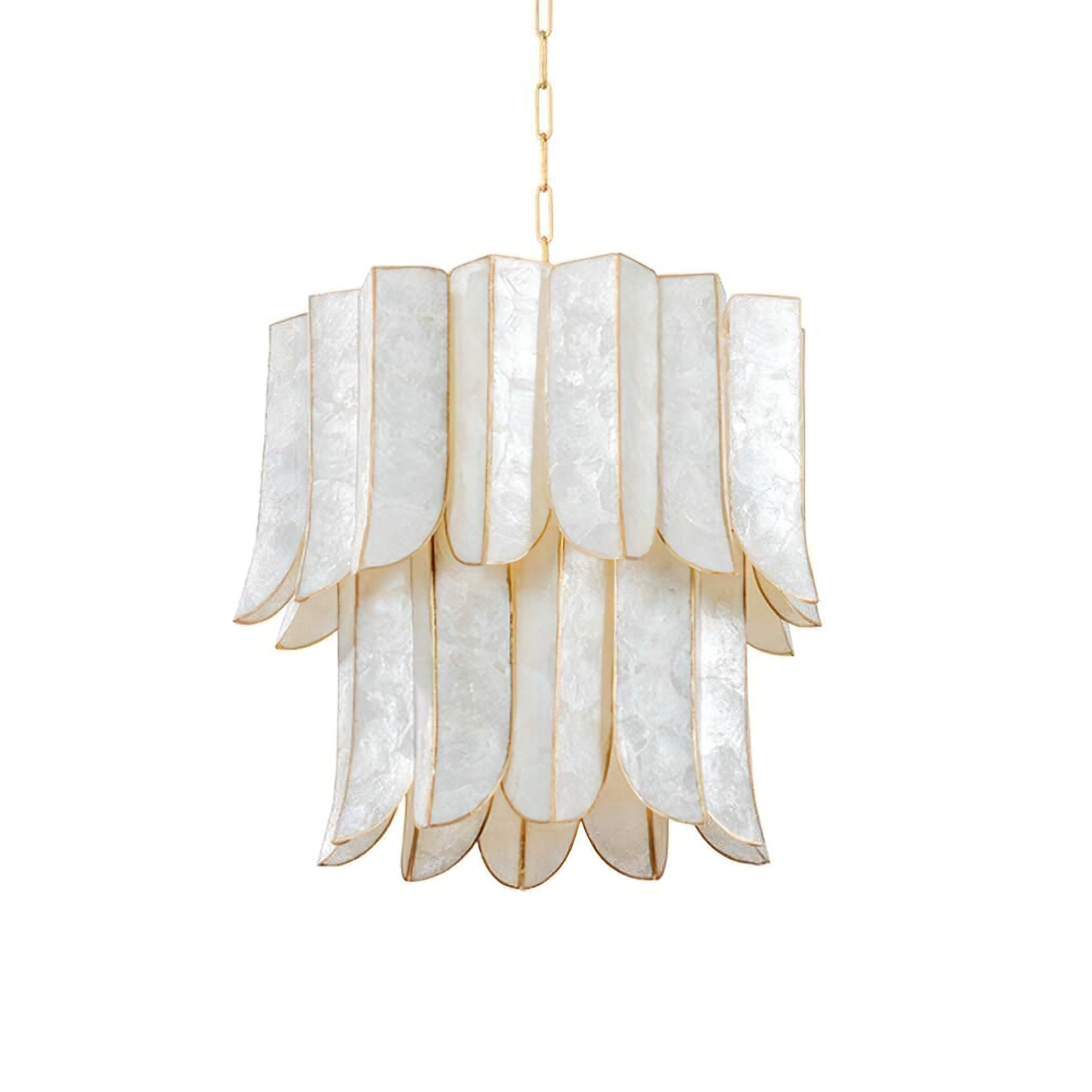 Cartagena Vintage Gold Leaf Chandelier
