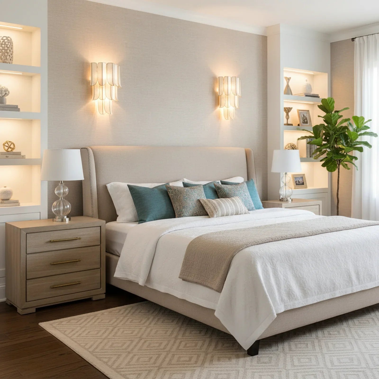 Cartagena Vintage Gold Leaf Wall Lamp