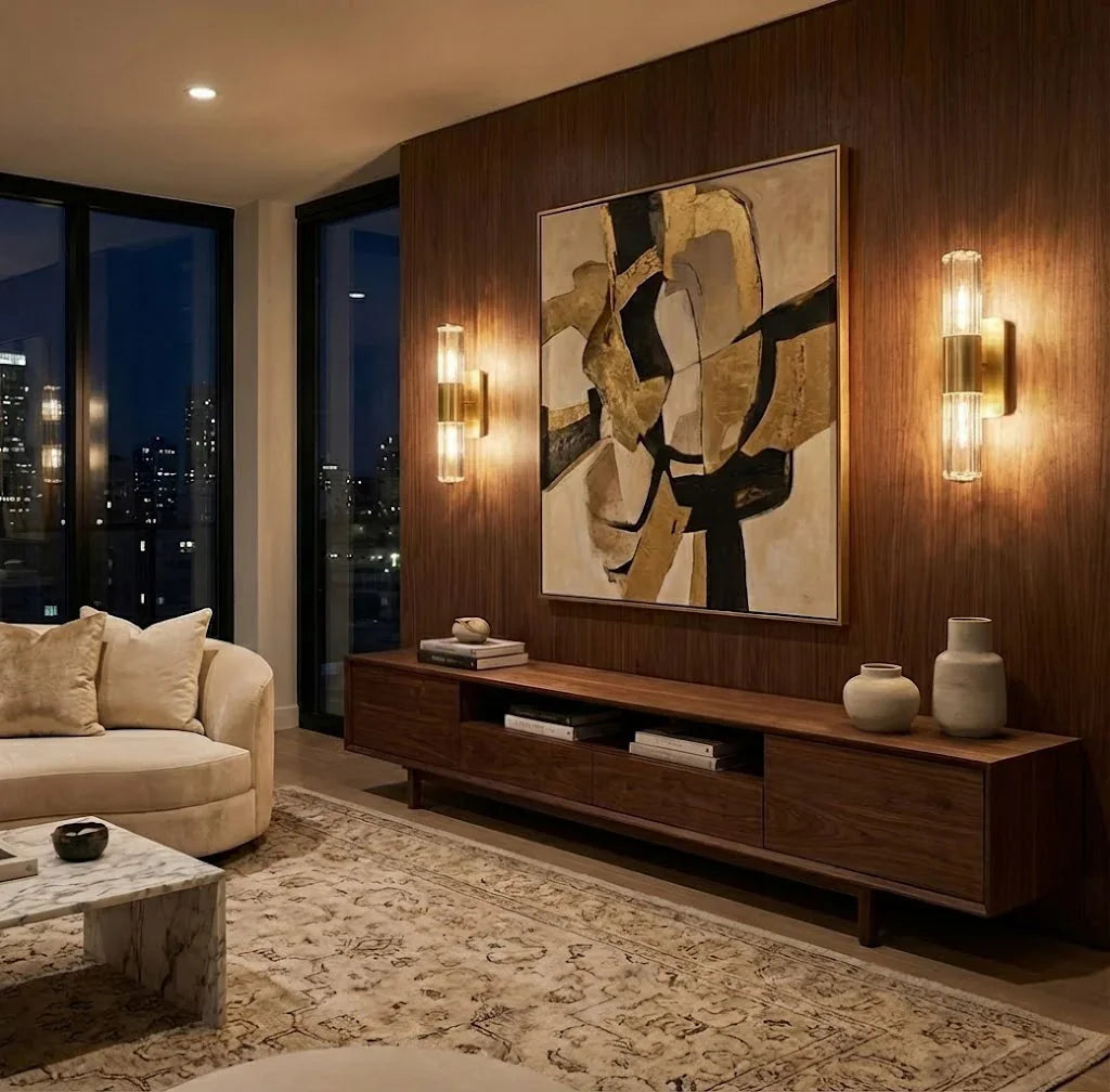 Crystal Prism Wall Sconce Light Fixture