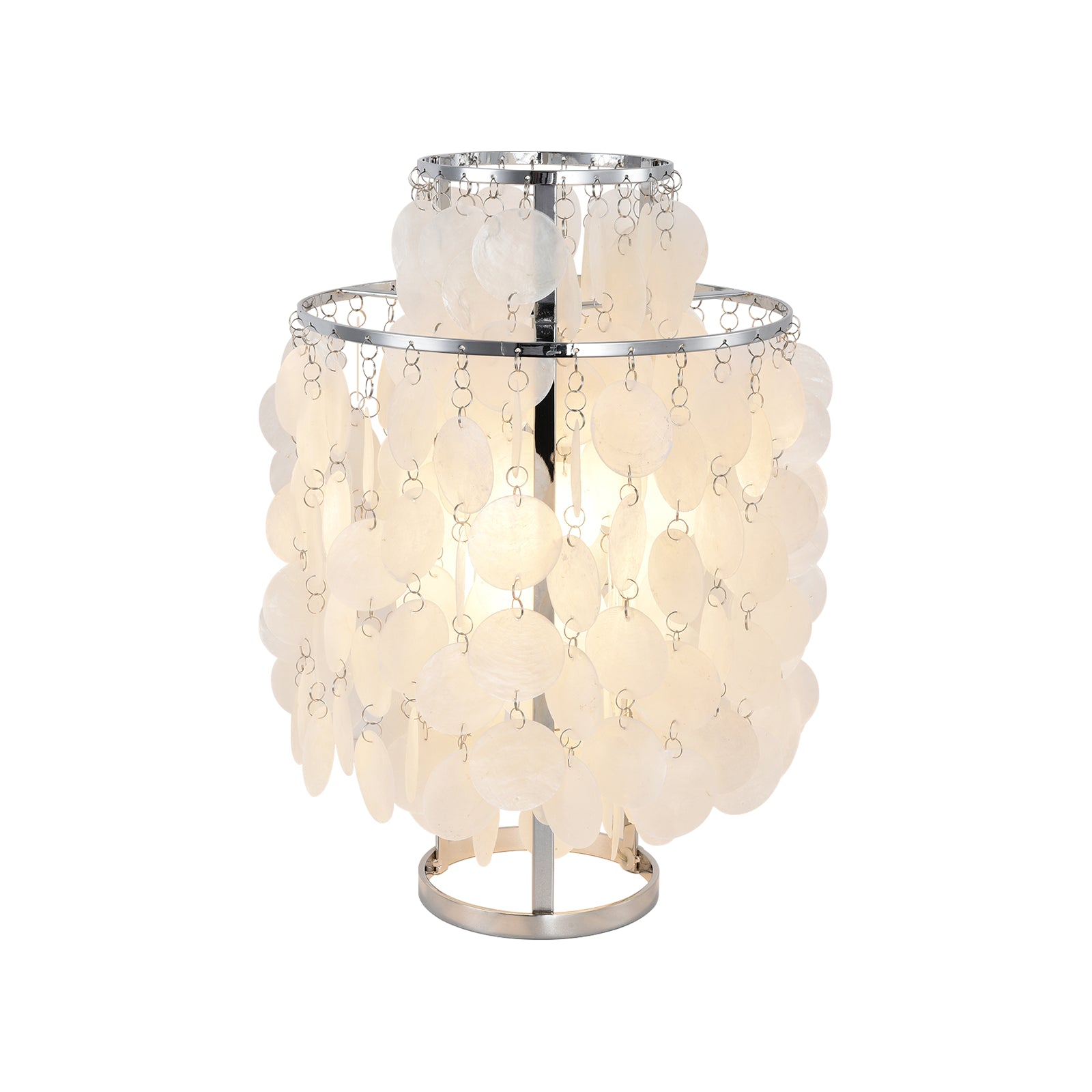 Double Layer Shell Table Lamp