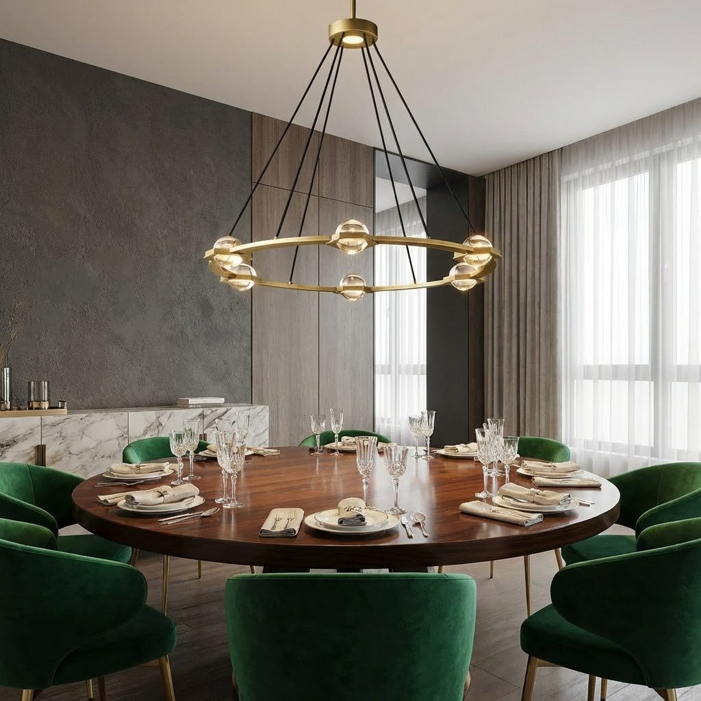 Nova Round Modern Chandelier