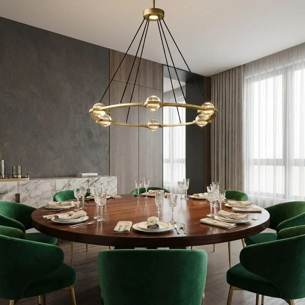 Nova Round Modern Chandelier