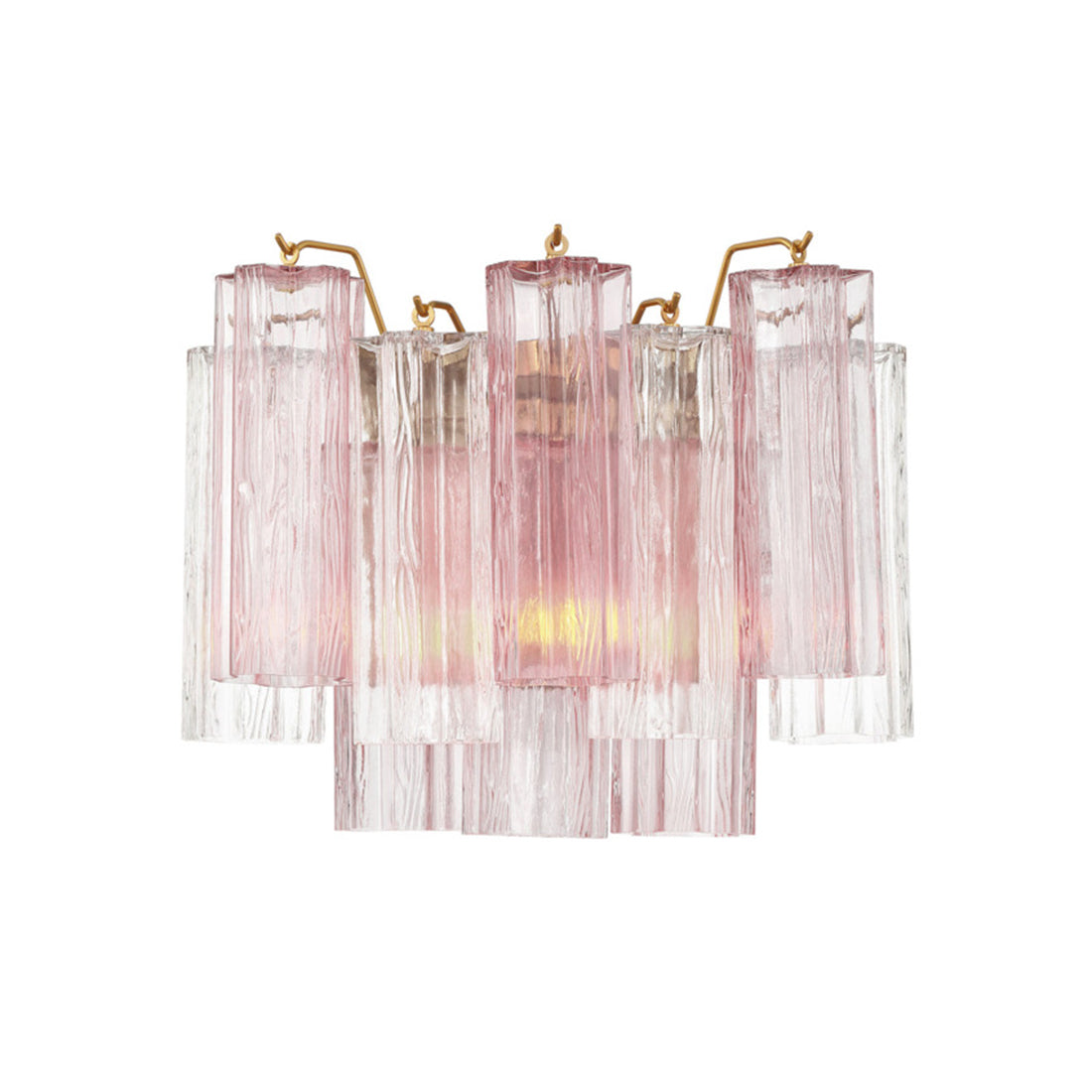 Star-shaped glass tube wall lamp