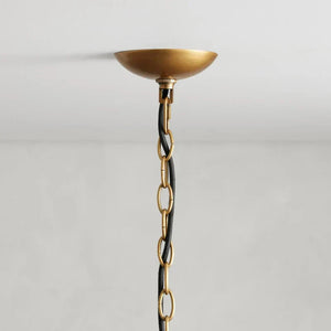 Adela Artisan Hand-Blown Glass Chandelier - Studio Ceiling Canopy Hanging Chain Extension Wire | HoaiLamp