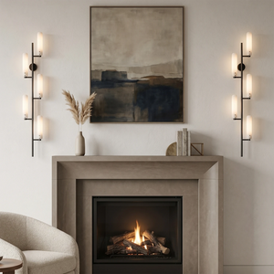 Afroalia Luxury Modern Art Deco Wall Sconce - Elegant Fireplace Accent Sconce | HoaiLamp