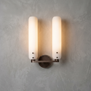 Afroalia Luxury Modern Art Deco Wall Sconce - Defining Bedroom Symmetry with Sconces | HoaiLamp