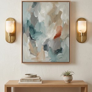 Alabaster Aurinde Wall Lamp - Symmetry Art Gallery Wall Decor | HoaiLamp