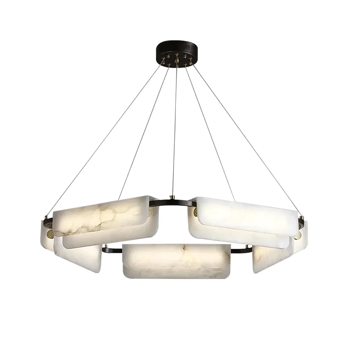 Alabaster Delia Rectangle Chandelier