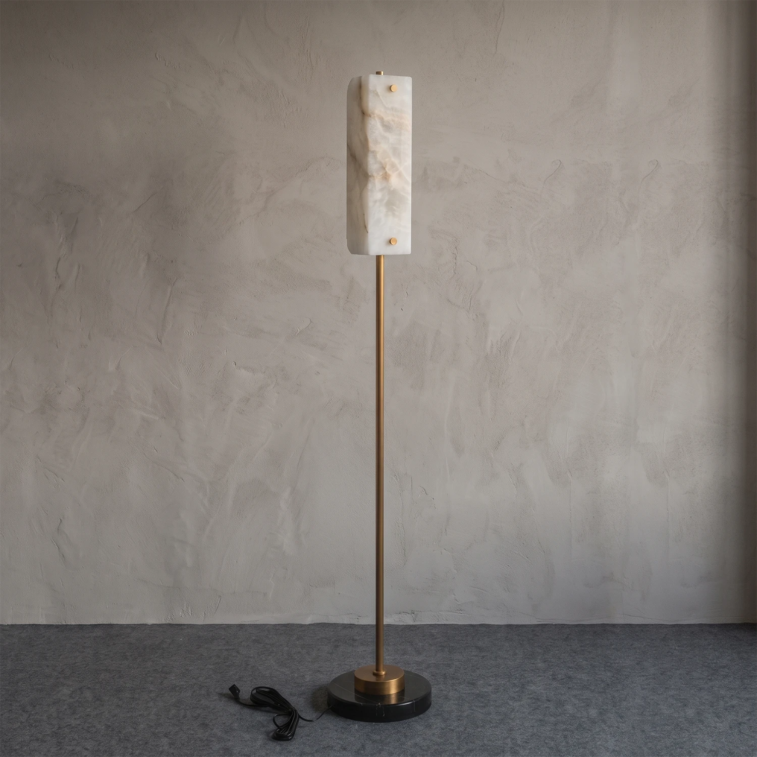 Alabaster Panel Floor Lamp