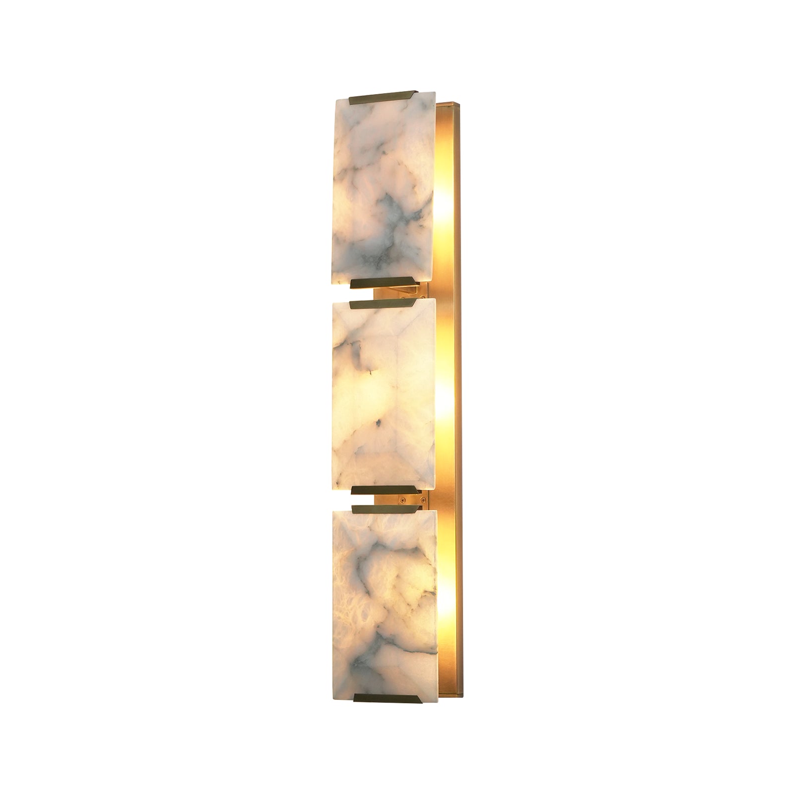 Alabaster Rectangular Wall Lamp