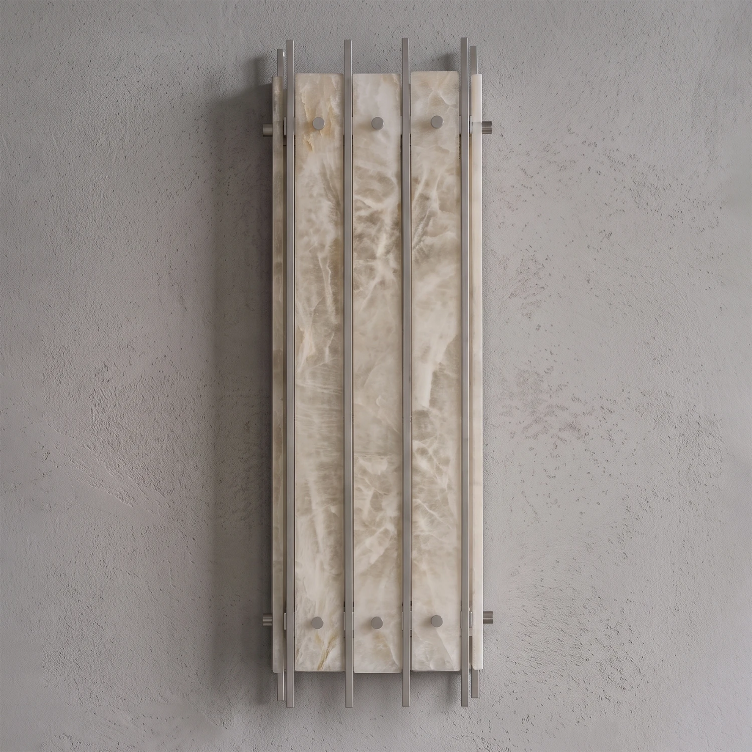 Alabaster Rectangular Wall Sconce