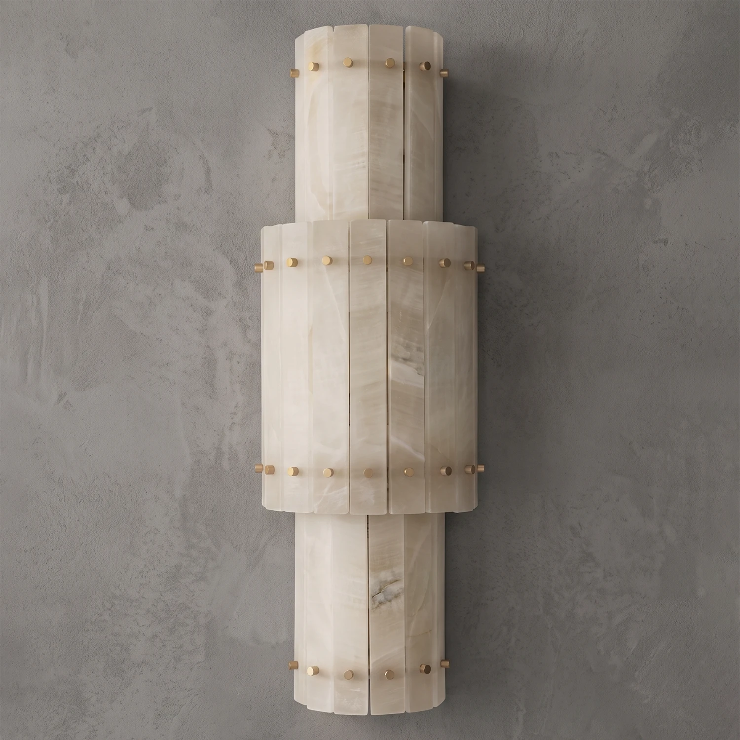 Alaric Alabaster Column Wall Sconce