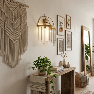 Aubreye 2-Light Sconce - Boho Chic Entryway | HoaiLamp