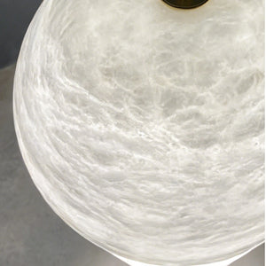 Blimp Alabaster Pendant - Macro View of Veined Stone Texture | HoaiLamp