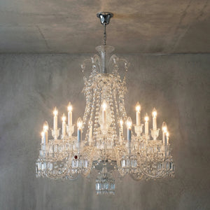 Brilliant Starry Crystal Chandelier - Brilliant Prismatic Refraction Detail | HoaiLamp