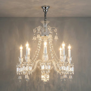 Brilliant Starry Crystal Chandelier - Radiant Warm Glow Ambiance | HoaiLamp