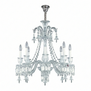 Brilliant Starry Crystal Chandelier - Ornate Triple Tier Palace Design | HoaiLamp