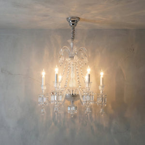 Brilliant Starry Crystal Chandelier - Radiant Warm Ambient Glow | HoaiLamp