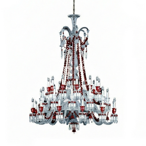 Brilliant Starry Crystal Chandelier - Imposing Multi-Light Spire Profile | HoaiLamp