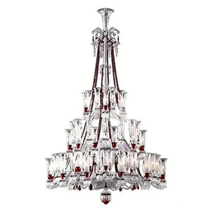 Brilliant Starry Crystal Chandelier - Towering Spire Crystal Masterpiece | HoaiLamp