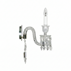 Caelum Apex Crystal Wall Lamp - Minimalist Single Arm Profile | HoaiLamp