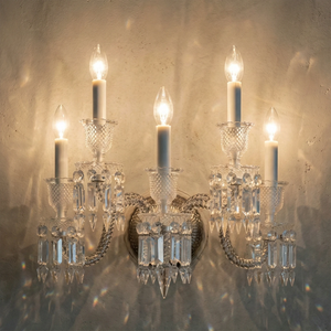 Caelum Apex Crystal Wall Lamp - Magnificent Prismatic Reflections | HoaiLamp