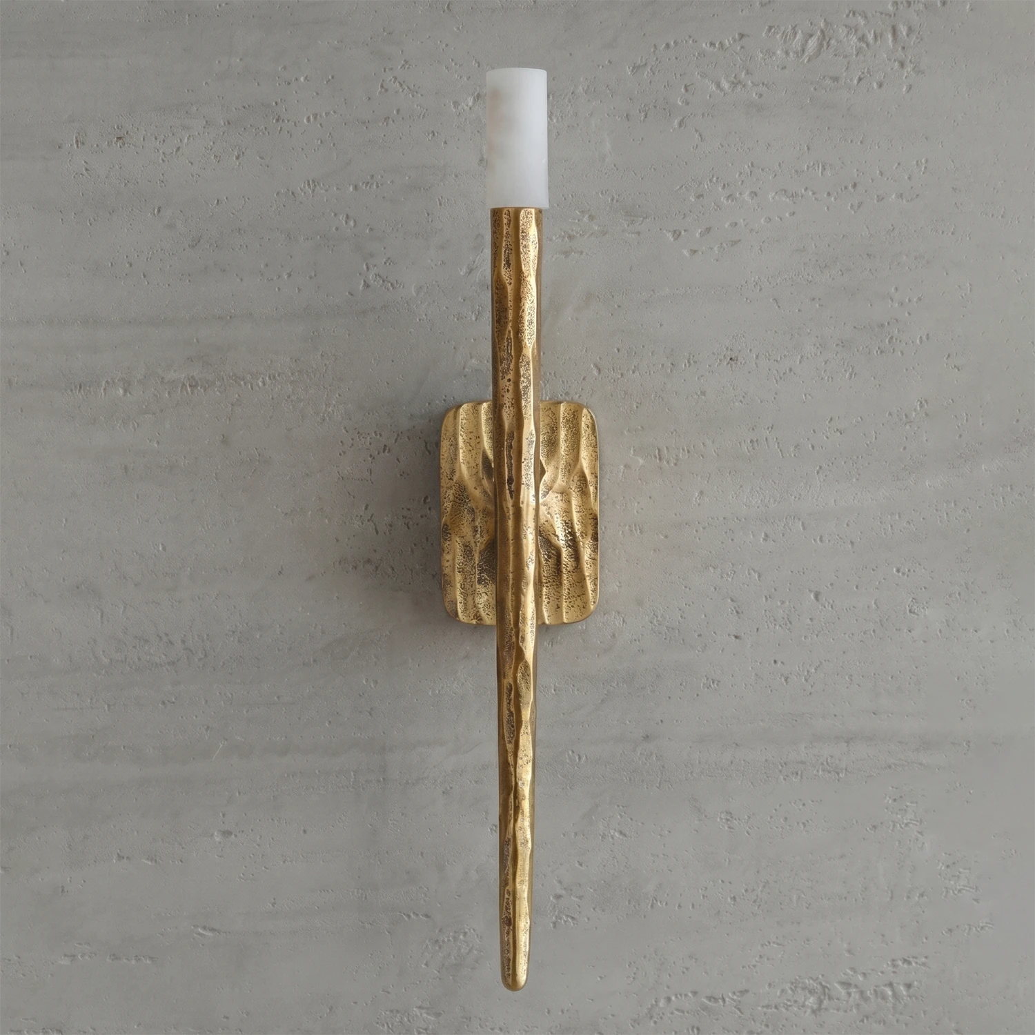 Calvin Modern Alabaster Sconce