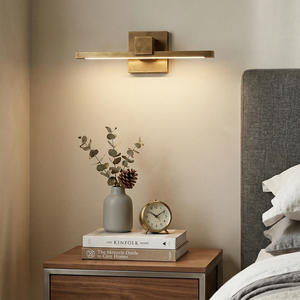 Corinth Brass Picture Light - Bedside Reading Glow | HoaiLamp