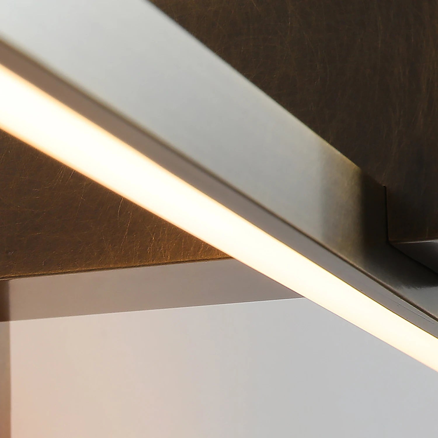 Corinth Brass Picture Light - High-CRI LED Diffuser | HoaiLamp
