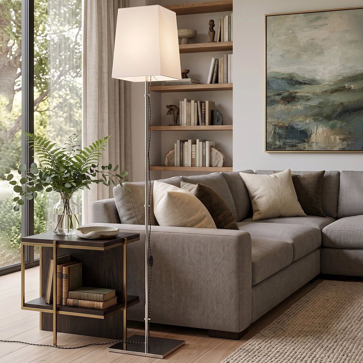 Corwin Paper Shade Floor Lamp
