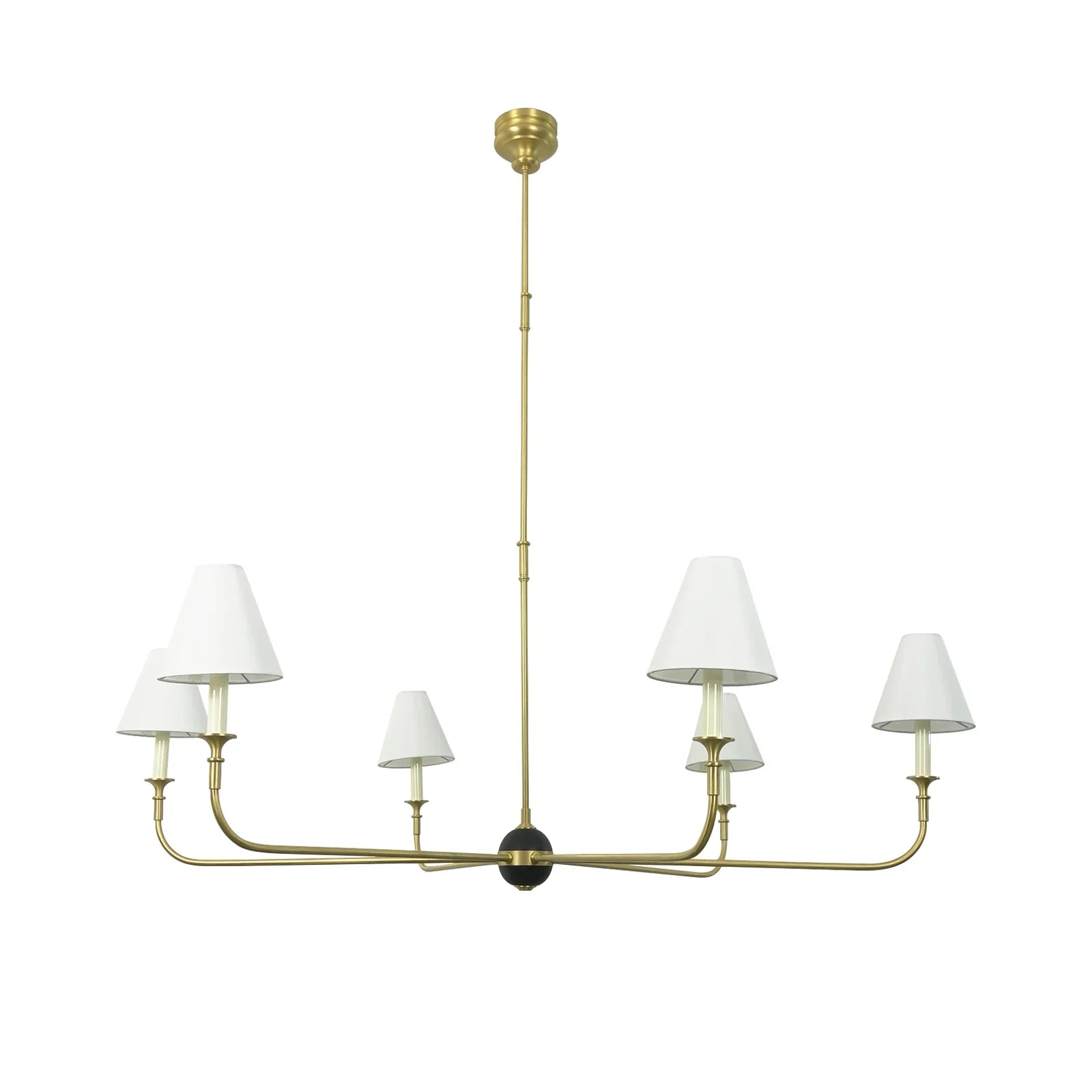 Grande Multi Arm Conical Chandelier