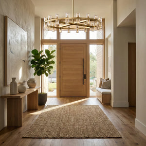 CrystalRay Linear Chandelier Series - Bright Entryway Foyer Wooden Front Door | HoaiLamp