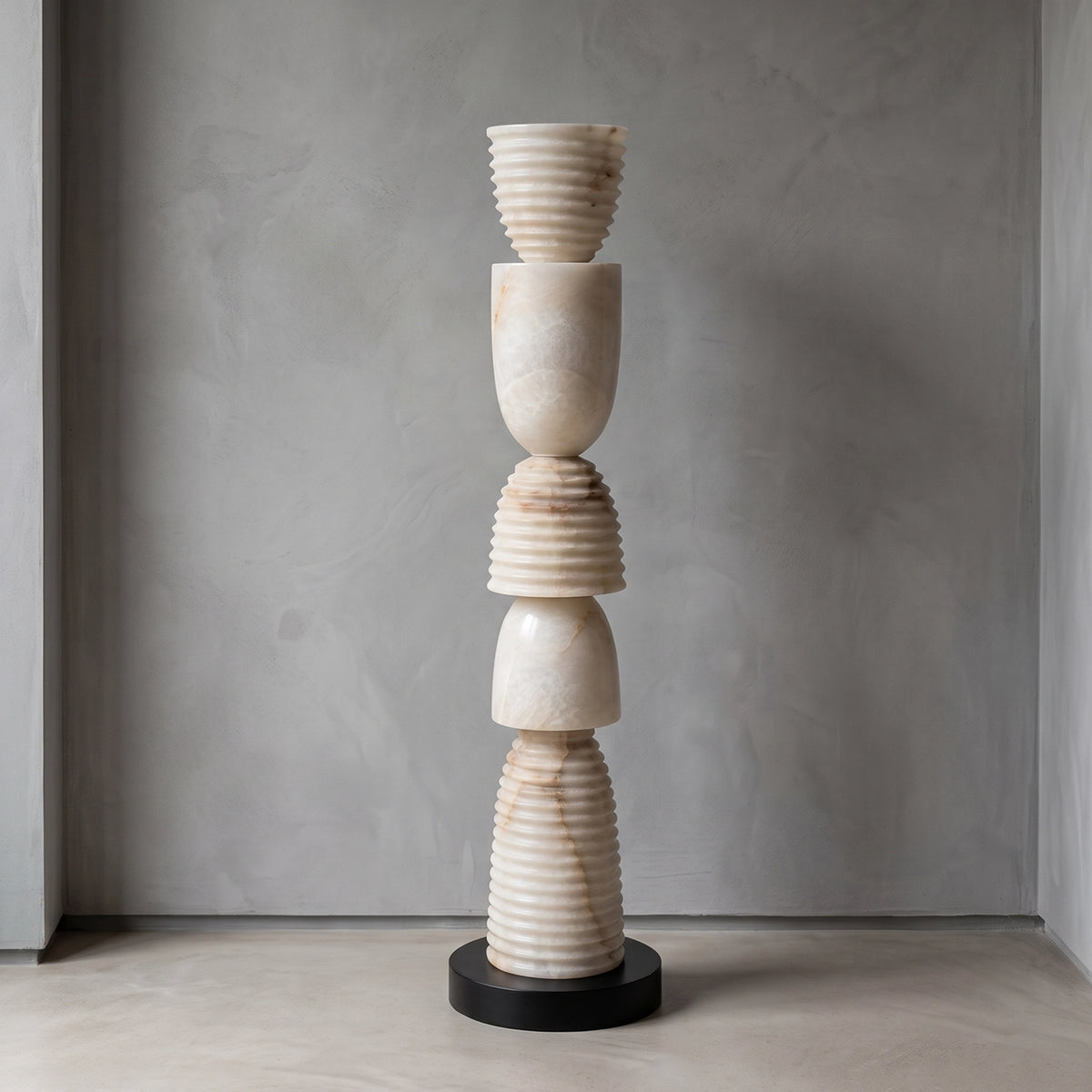 Cumulo Alabaster Floor Lamp