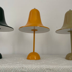 Danish "Bell" Portable Table Lamp - Mustard Yellow Pop Color Mid-Century Lineup | HoaiLamp