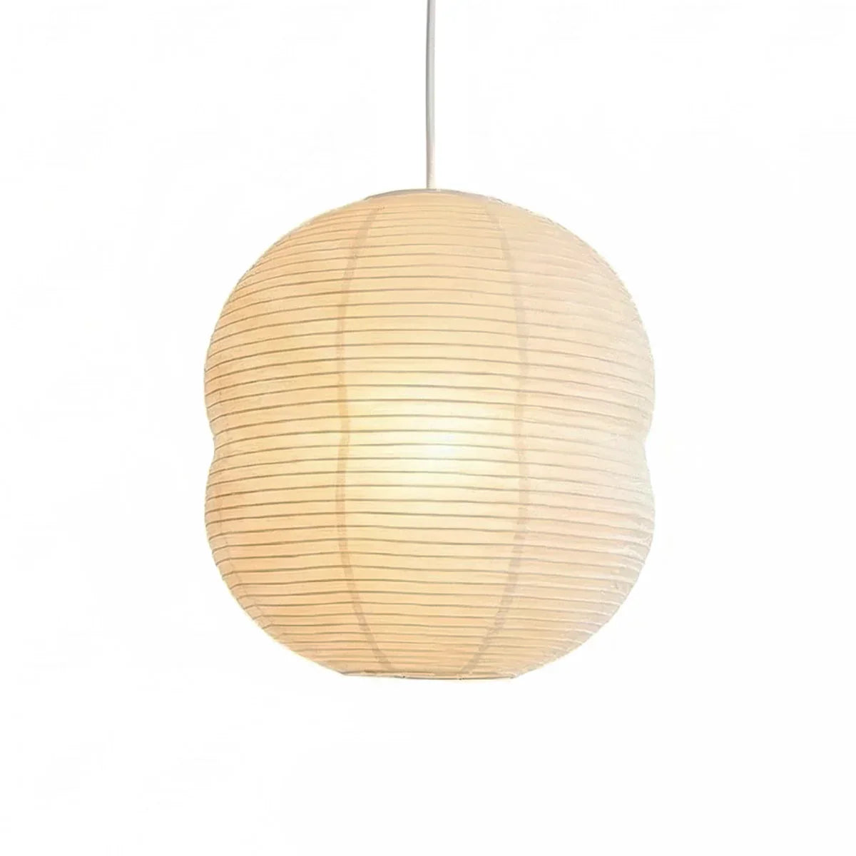 Akari Double Hemispherical Pendant Light