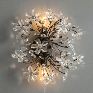 Fiore Wall Lamp - Ethereal Silver Moonlight | HoaiLamp