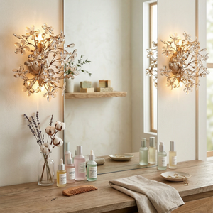 Fiore Wall Lamp - Symmetrical Vanity Ambiance | HoaiLamp