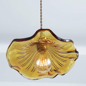 Floral Glass Pendant Light - view 30 | Hoailamp