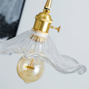 Floral Glass Pendant Light - view 25 | Hoailamp