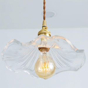 Floral Glass Pendant Light - view 19 | Hoailamp