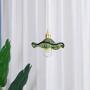 Floral Glass Pendant Light - view 27 | Hoailamp