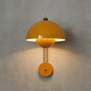 Flower Bud Wall Lamp - Mustard Yellow Pop Art Vibe | HoaiLamp