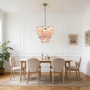 Frostelle Bloom Chandelier - Romantic Parisian Dining | HoaiLamp