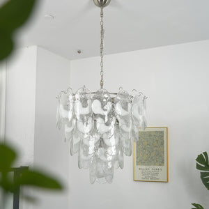 Frostelle Murano Chandelier - Minimalist Art Gallery Setting | HoaiLamp