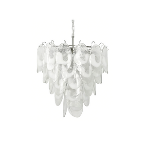 Frostelle Murano Chandelier - Studio White Background Silhouette | HoaiLamp
