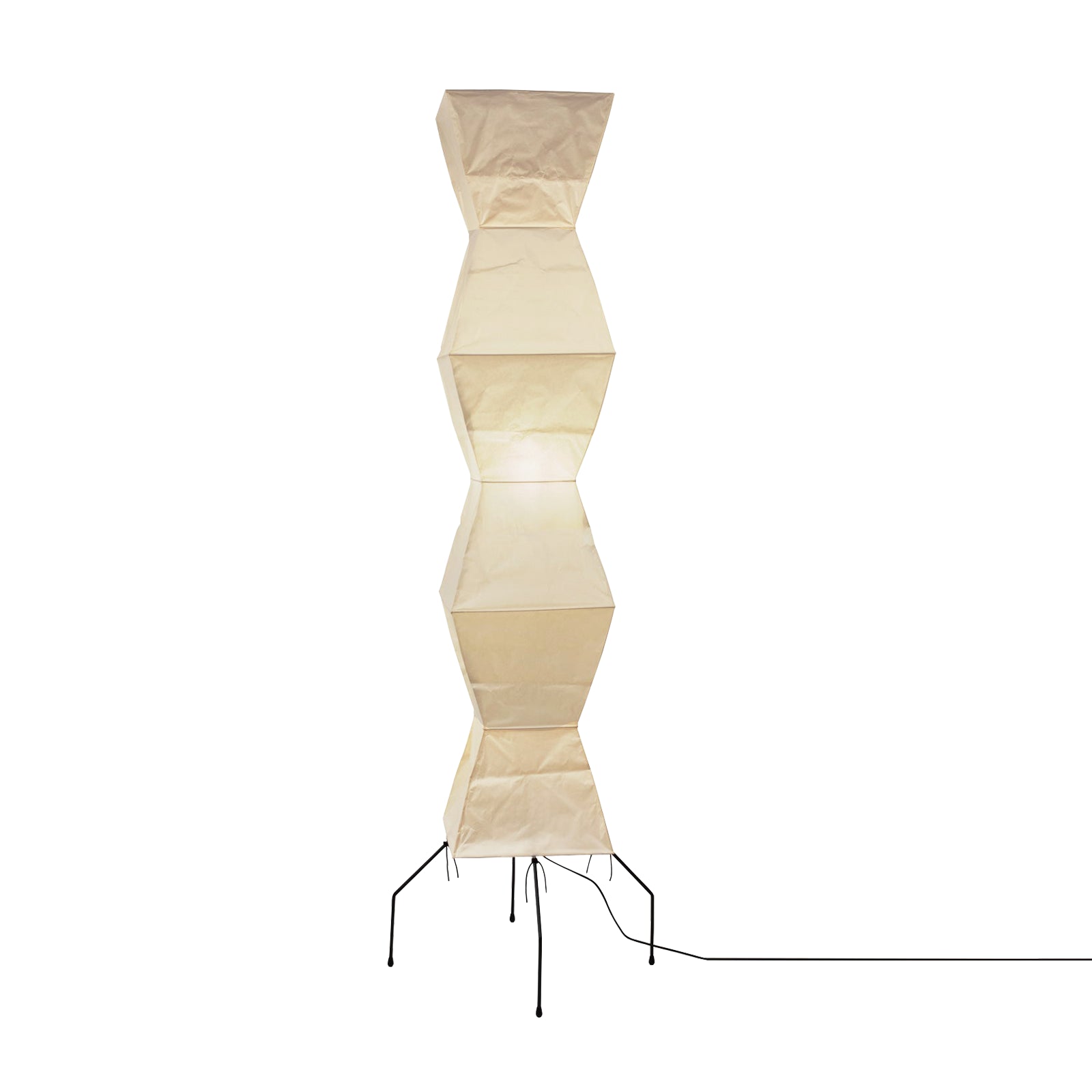 Geometric Hourglass UF4-L9 Paper Floor Lamp