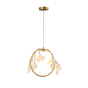 Gingko Pendant Lamp - Slender Vertical Artistry | HoaiLamp